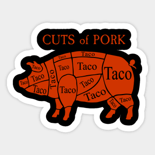 Taco Pig Sticker